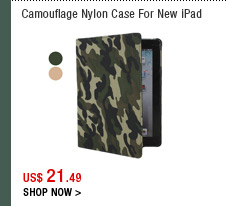 Camouflage Nylon Case For New iPad