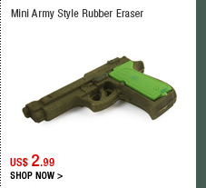 Mini Army Style Rubber Eraser