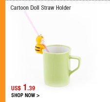 Cartoon Doll Straw Holder