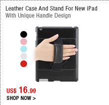 Leather Case And Stand For New iPad