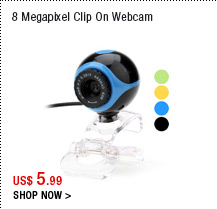 8 Megapixel Clip On Webcam
