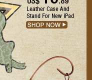 Leather Case And Stand For New iPad