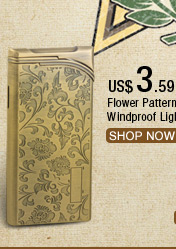 Flower Pattern Carving Windproof Lighter