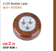 3 LED Bedside Lamp