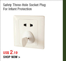 Safety Three-Hole Socket Plug 