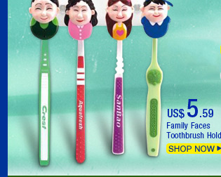 Family Faces Toothbrush Holder