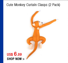 Cute Monkey Curtain Clasps (2 Pack)