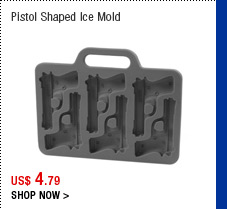 Pistol Shaped Ice Mold