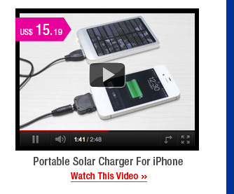 Portable Solar Charger For iPhone