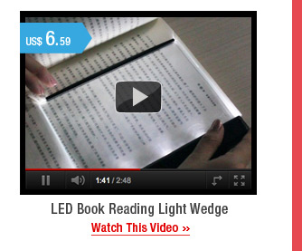 LED Book Reading Light Wedge