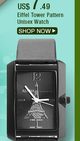 Eiffel Tower Pattern Unisex Watch