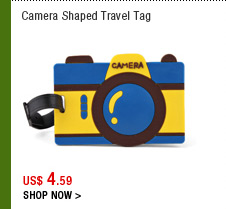 Camera Shaped Travel Tag