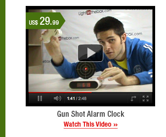 Gun Shot Alarm Clock