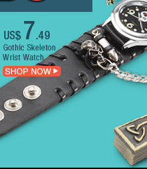 Gothic Skeleton Wrist Watch
