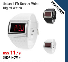 Unisex LED Rubber Wrist Digital Watch