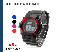 Multi-coloured Sports Watch