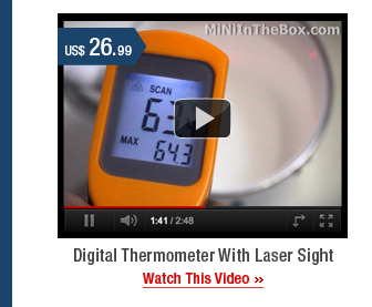 Digital Thermometer With Laser Sight
