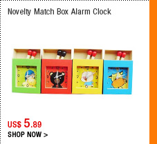 Novelty Match Box Alarm Clock