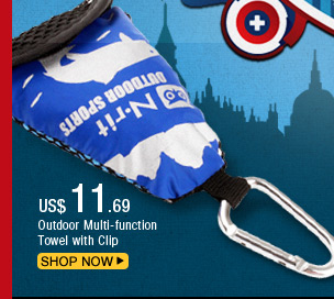 Outdoor Multi-function Towel with Clip