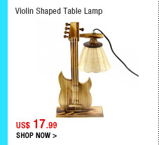 Violin Shaped Table Lamp