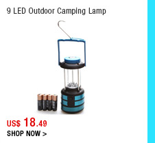 9 LED Outdoor Camping Lamp