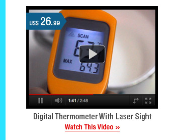 Digital Thermometer With Laser Sight