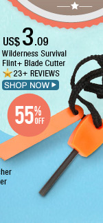 Wilderness Survival Flint + Blade Cutter
