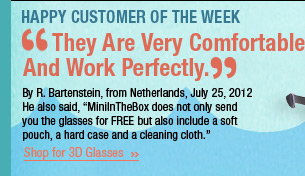 Happy Customer Of The Week