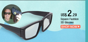 Square Fashion 3D Glasses