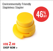 Environmentally Friendly Stapleless Stapler