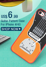Guitar Pattern Case For iPhone 4/4S