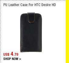 PU Leather Case for HTC Desire HD
