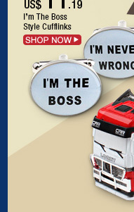 I’m The Boss Style Cufflinks