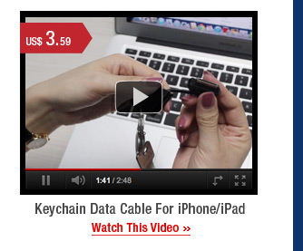 Keychain Data Cable For iPhone/iPad