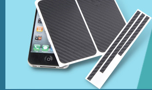 Carbon Fiber Cover Sticker For iPhone 4/4S