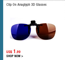 Clip On Anaglyph 3D Glasses