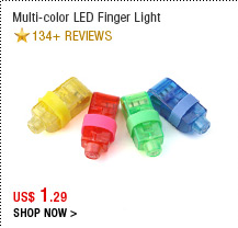 Multi-color LED Finger Light 
