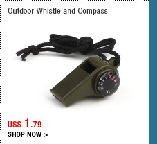 Outdoor Whistle and Compass