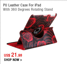 PU Leather Case For iPad