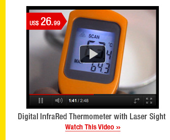 Digital InfraRed Thermometer with Laser Sight 