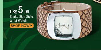 Snake Skin Style Wrist Watch