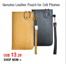 Genuine Leather Pouch for Cell Phones