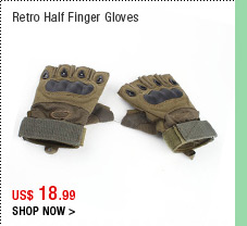 Retro Half Finger Gloves