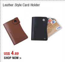 Leather Style Card Holder