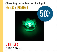 Charming Lotus Multi-color Light