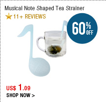 Musical Note Shaped Tea Strainer