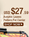 Autumn Leaves Pattern Pet Carrier