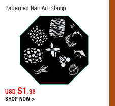 Patterned Nail Art Stamp