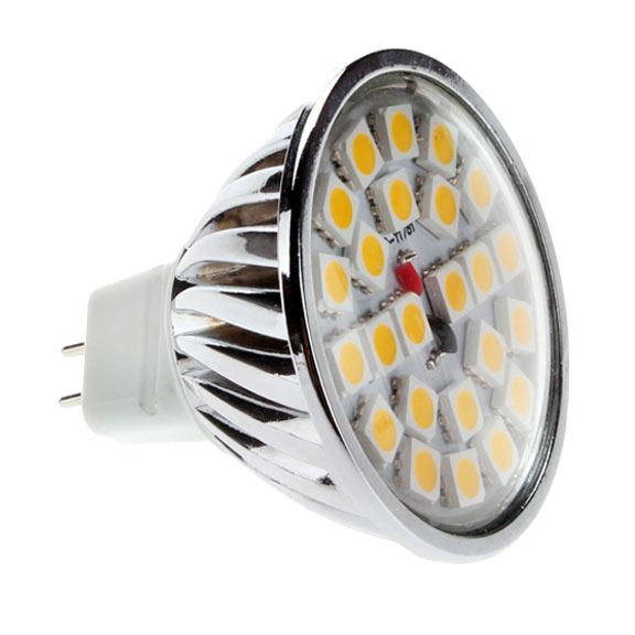 Lampada Lampadina Faretto Led 5w 24 Led Smd Attacco Gu10 Luce Bianca