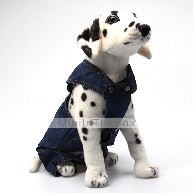 Dog Pants Blue Dog Clothes Summer / Spring/Fall Jeans Cowboy / Fashion